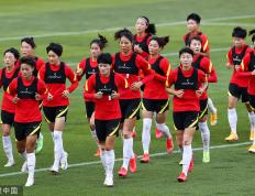 关于中国女足队员积极备战国际比赛，准备全力以赴的信息